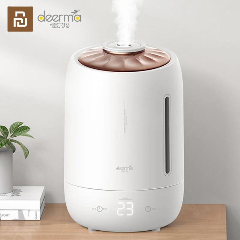 Deerma Air Humidifier Household Air Purifying Capacity 5L Mist Maker Timing With Intelligent Touch Screen Adjustable Fog
Deerma Air Humidifier Household Air Purifying Capacity 5L Mist Maker Timing With Intelligent Touch Screen Adjustable Fog