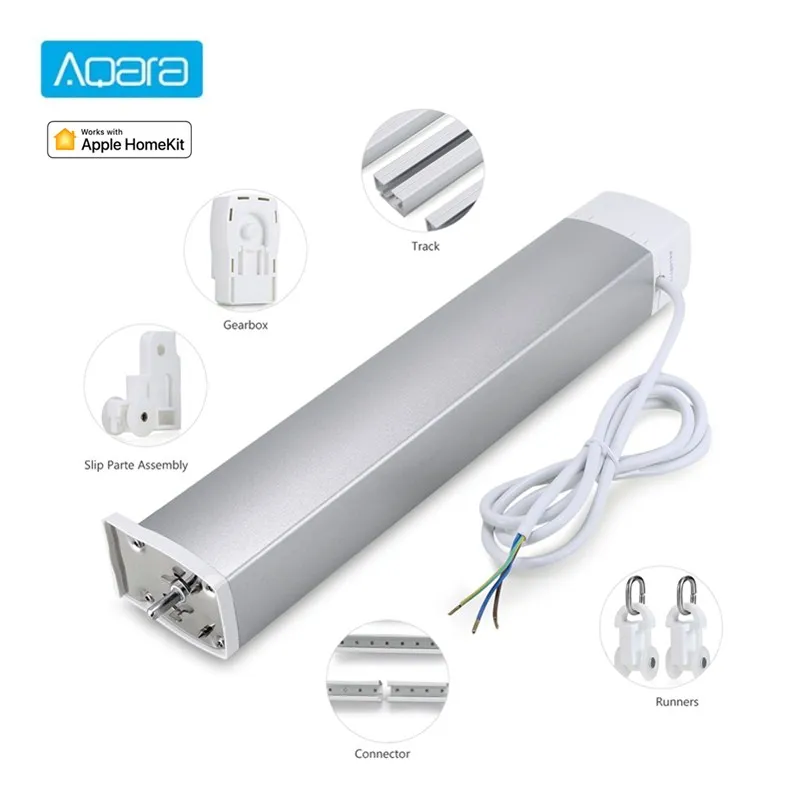 Xiaomi Aqara Serpentine Curtain Track Motor 3m/4m/5m 82 Rotating Box Smart Home Rmote Control Curtain Motor for Mi Home App
Xiaomi Aqara Serpentine Curtain Track Motor 3m/4m/5m 82 Rotating Box Smart Home Rmote Control Curtain Motor for Mi Home App
