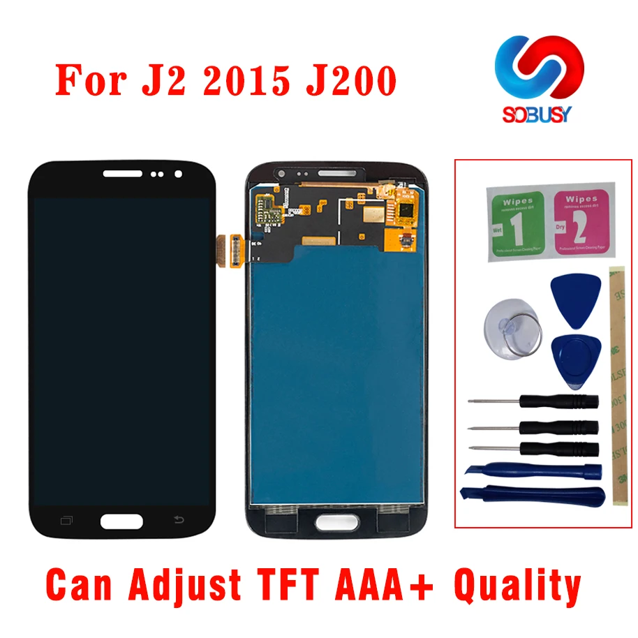 J200 ЖК дисплей для Samsung Galaxy J2 2015 J200F J200H с сенсорным экраном дигитайзер детали в