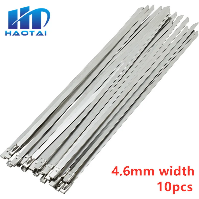 10pcs 4.6mm 4.6*100/150/200/250/300/350/400/450/500mm self-locking 304 Stainless steel cable ties metal cable tie
10pcs 4.6mm 4.6*100/150/200/250/300/350/400/450/500mm self-locking 304 Stainless steel cable ties metal cable tie