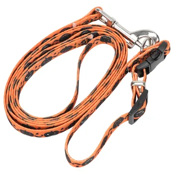 1 Set Soft Halloween Theme Pet Collar and Leash Pumpkin Pattern Outdoor Walking Dog Collar Harness Dog Leash Supplies
1 Set Soft Halloween Theme Pet Collar and Leash Pumpkin Pattern Outdoor Walking Dog Collar Harness Dog Leash Supplies
