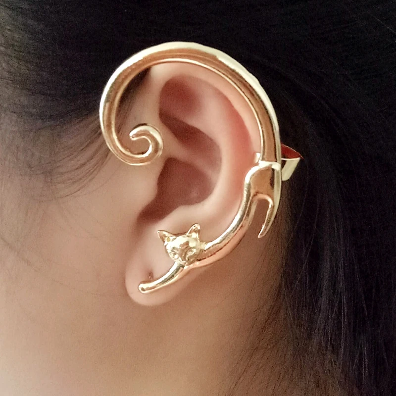 Single Cartoon Cat Earrings Creative Animal Kitten Women'S Cute Cat Fashion Stud Earrings Jewelry Delicate Gift 2019 New Hot
Single Cartoon Cat Earrings Creative Animal Kitten Women'S Cute Cat Fashion Stud Earrings Jewelry Delicate Gift 2019 New Hot