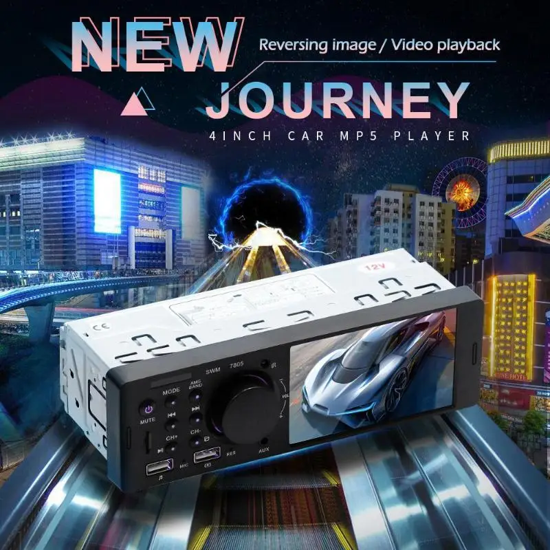 SWM 7805 Auto Radio 1 DIN Car Stereo Bluetooth Autoradio 4.1 inch USB RCA FM Radio Head Unit Multifunction Car MP5 Player
SWM 7805 Auto Radio 1 DIN Car Stereo Bluetooth Autoradio 4.1 inch USB RCA FM Radio Head Unit Multifunction Car MP5 Player