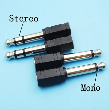 8Pcs/lot 6.35mm Mono Stereo Male Jack To 3.5mm Female Plug Connector 2Pole/3Pole Audio Microphone Plug Adapter
8Pcs/lot 6.35mm Mono Stereo Male Jack To 3.5mm Female Plug Connector 2Pole/3Pole Audio Microphone Plug Adapter