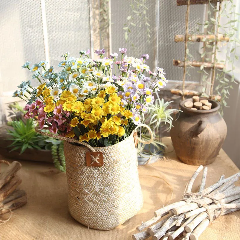 15 heads/bunch Fake Artificial Flowers Small Chamomile Simulation Flower Foam For Wedding Decoration Fall Decorations For Home
15 heads/bunch Fake Artificial Flowers Small Chamomile Simulation Flower Foam For Wedding Decoration Fall Decorations For Home