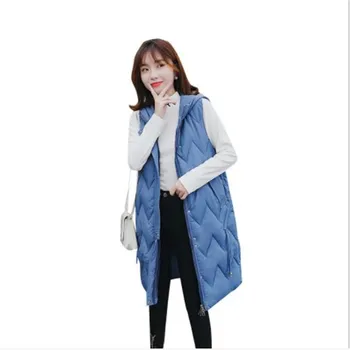 Fashion Autumn Winter Women Vest Hooded Down Cotton Waistcoat Female Solid Color Warm Winter Coats Sleveless 2019 Waistcoat M173
Fashion Autumn Winter Women Vest Hooded Down Cotton Waistcoat Female Solid Color Warm Winter Coats Sleveless 2019 Waistcoat M173