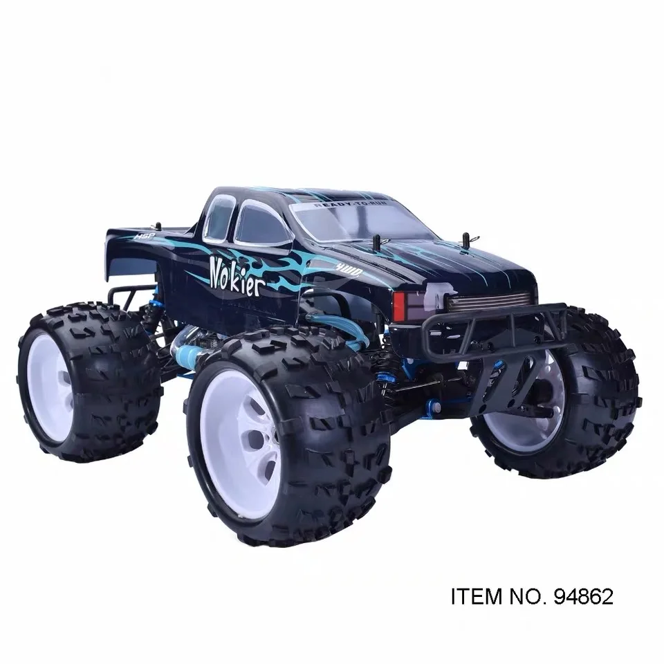 HSP coche de RC RACING salvajismo o NOKIER 94862 escala 1/8 NITRO poder 4WD camión monstrio la carretera 18CXP двигатель | Игрушки