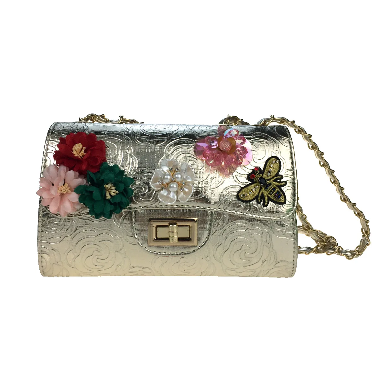 Rose Embossed Tri-fold Bag New Products Stereo Silk Fabrics Flower Handmade Beaded Bracelet Flower Evening Bag Shoulder Crossbod
Rose Embossed Tri-fold Bag New Products Stereo Silk Fabrics Flower Handmade Beaded Bracelet Flower Evening Bag Shoulder Crossbod