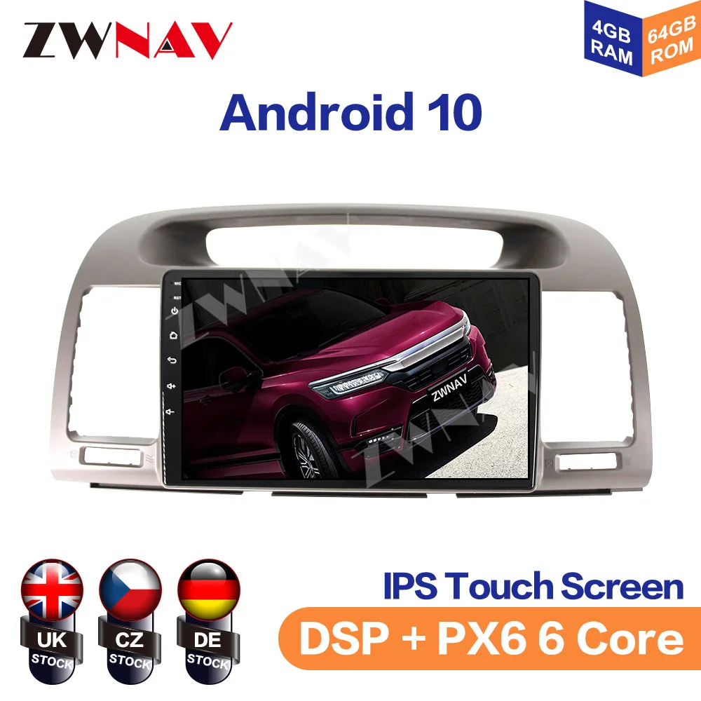 ZWNAV Android 10 For TOYOTA CAMRY 2002 2003 2004 2005 2006 Car Radio Navigation GPS Multimedia Video Player Stereo DVD Headunit
ZWNAV Android 10 For TOYOTA CAMRY 2002 2003 2004 2005 2006 Car Radio Navigation GPS Multimedia Video Player Stereo DVD Headunit
