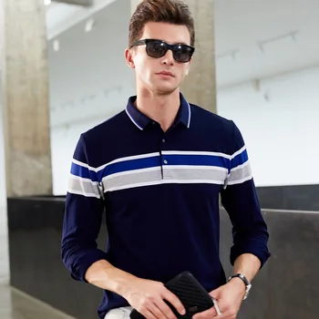 2019 New High Quality Polo Shirt Men's Casual Polo Long Sleeve Polo Shirt Striped Polos Solid Casual 
2019 New High Quality Polo Shirt Men's Casual Polo Long Sleeve Polo Shirt Striped Polos Solid Casual