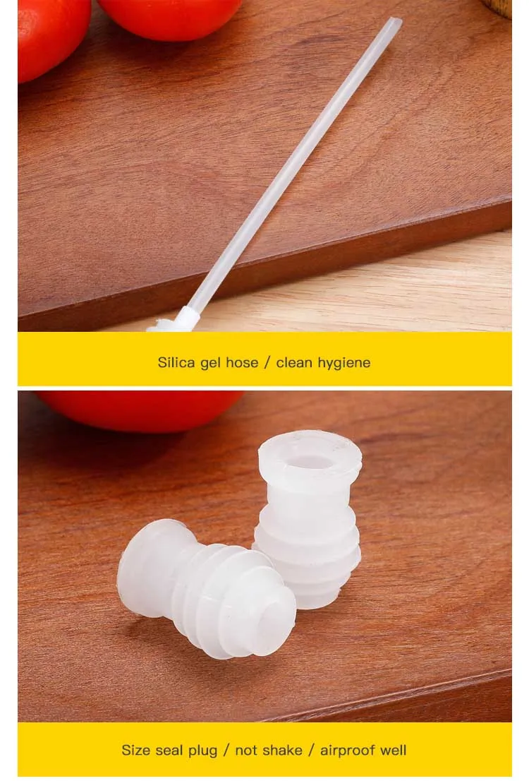 Shop Generic Oyster Sauce Bottle Pressure Mouth Household Oyster Sauce Soy Sauce Dispenser Leak