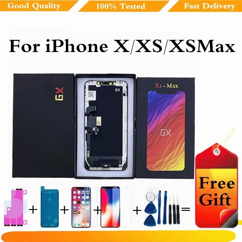 100% Tested Pantalla For iPhone X LCD XS XR 11 Screen LCD Display Touch Screen Digitizer Assembly For iPhone X XS XSmax OLED
100% Tested Pantalla For iPhone X LCD XS XR 11 Screen LCD Display Touch Screen Digitizer Assembly For iPhone X XS XSmax OLED