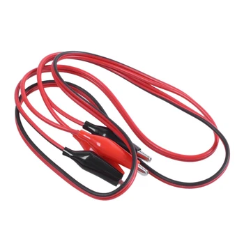 2 x 92 cm dual double ended probe cayman alligator clip cable 
2 x 92 cm dual double ended probe cayman alligator clip cable