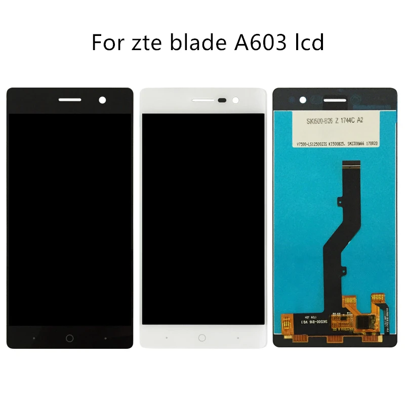Высококачественный ЖК-дисплей для zte blade A603, детали для ЖК-экрана zte Blade A603 A 603
Высококачественный ЖК-дисплей для zte blade A603, детали для ЖК-экрана zte Blade A603 A 603
