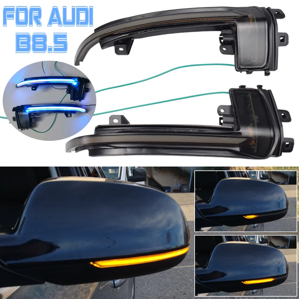 LED Dynamic Turn Signal Light Side Mirror Indicator Flowing Water Blinker For Audi A4 A5 B8.5 B8 RS5 RS3 A3 S5 RS4 A6 Q3 A8 8K
LED Dynamic Turn Signal Light Side Mirror Indicator Flowing Water Blinker For Audi A4 A5 B8.5 B8 RS5 RS3 A3 S5 RS4 A6 Q3 A8 8K
