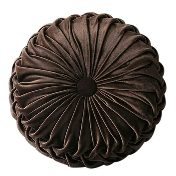 New Round Floor Luxury Velvet Pumpkin Pleated Cushion Pouf Cover Throw Pillow Home Sofa Mat(Coffee)
New Round Floor Luxury Velvet Pumpkin Pleated Cushion Pouf Cover Throw Pillow Home Sofa Mat(Coffee)