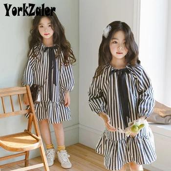 Yorkzaler Spring Autumn Kids Dress For Girls Long Sleeve Big Bow Striped Princess Dresses Children Elegant Clothes 3Y-10Y 
Yorkzaler Spring Autumn Kids Dress For Girls Long Sleeve Big Bow Striped Princess Dresses Children Elegant Clothes 3Y-10Y