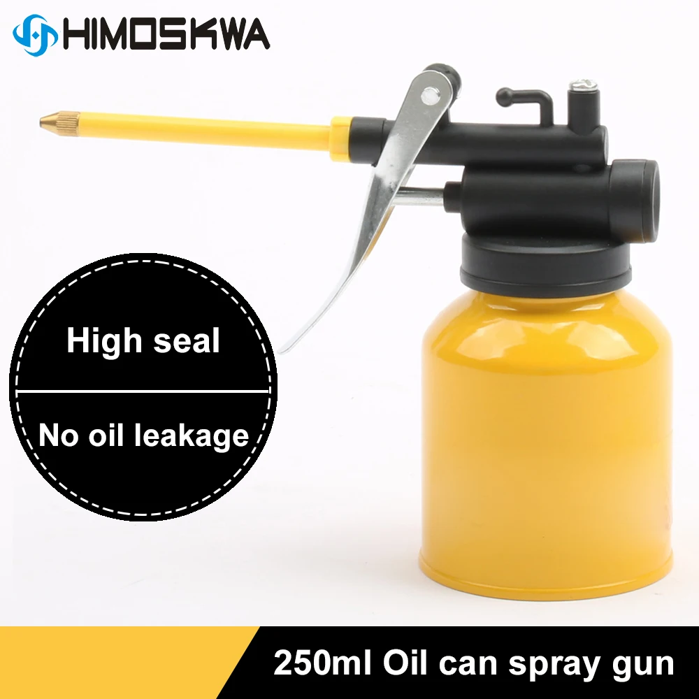 

HOT HVLP Oiler Pump Hose Machine Oil Pot Grease Spray Gun Paint Cans Repair Hand Tool High Pressure Airbrush Chrome Body Diy Kit