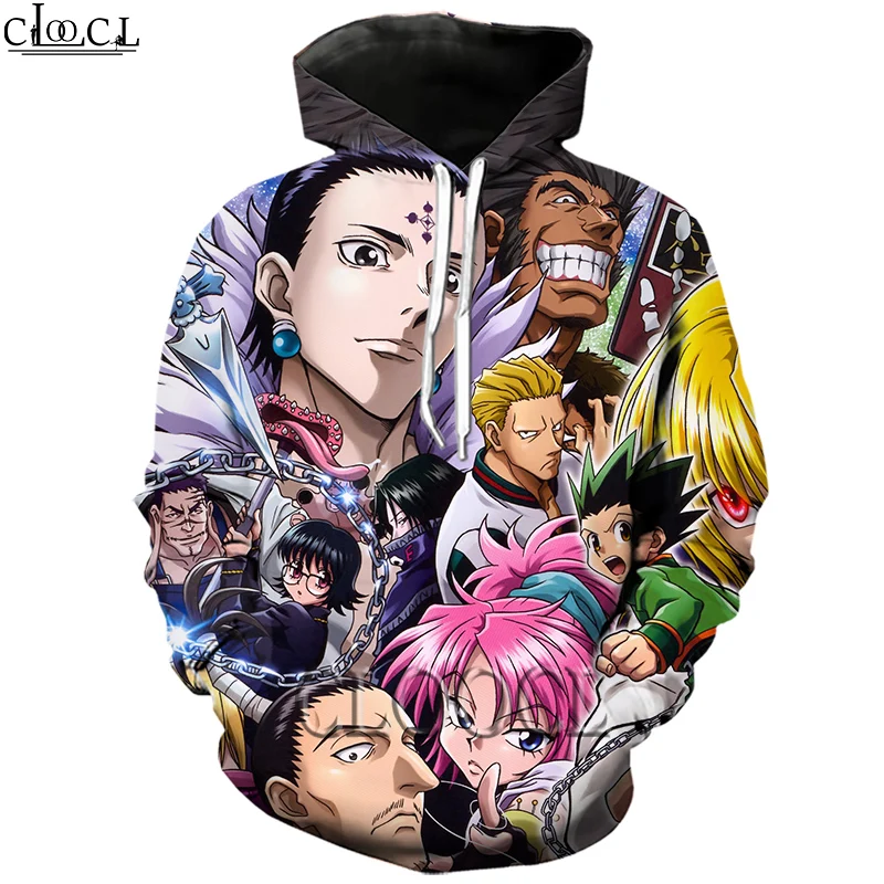 CLOOCL Japanese Anime Hunter X Hunter 3D Print Hoodies Men Women Fashion Harajuku Hoody Pullovers Autumn Casual Jacket Tops
CLOOCL Japanese Anime Hunter X Hunter 3D Print Hoodies Men Women Fashion Harajuku Hoody Pullovers Autumn Casual Jacket Tops