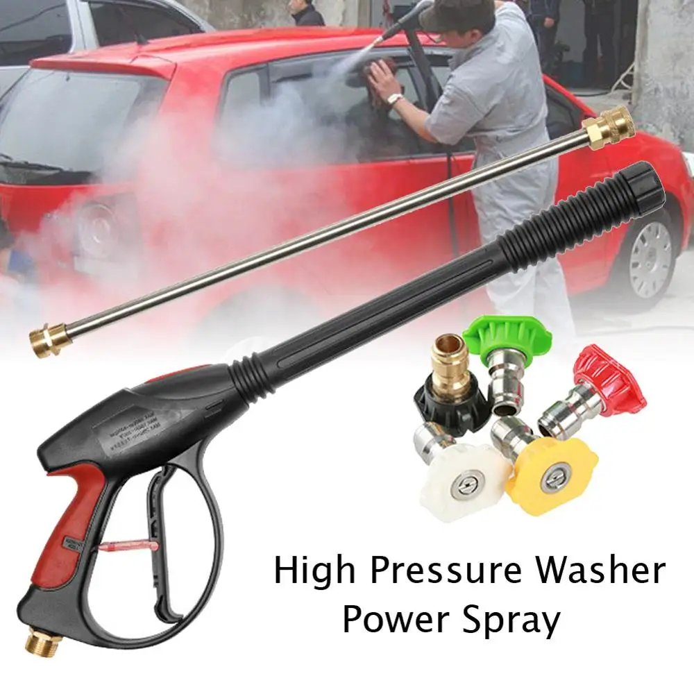Pressure Washer Metal Wand Tips Water Spray Lance Spear Quick Jet Tips With 5 Quick Connect Nozzle for High Presure Washer
Pressure Washer Metal Wand Tips Water Spray Lance Spear Quick Jet Tips With 5 Quick Connect Nozzle for High Presure Washer
