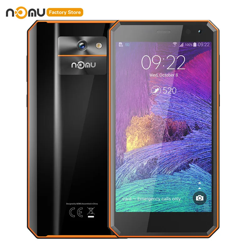 Original IP68 NOMU M6 4G Smartphone 5.0'' 2.5D Android 7.0 MTK6737VWT Quad Core 1.5GHz 2GB RAM 16GB ROM 8.0MP 3000mAh Cellphones
Original IP68 NOMU M6 4G Smartphone 5.0'' 2.5D Android 7.0 MTK6737VWT Quad Core 1.5GHz 2GB RAM 16GB ROM 8.0MP 3000mAh Cellphones