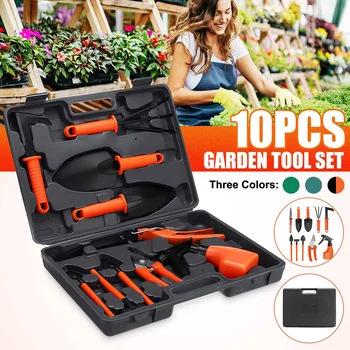 10Pcs Gardening Tools Set Scissors Shovel Spade Planting Weeding Watering Kits Storage Box Garden DIY Hand Tool Sets
10Pcs Gardening Tools Set Scissors Shovel Spade Planting Weeding Watering Kits Storage Box Garden DIY Hand Tool Sets
