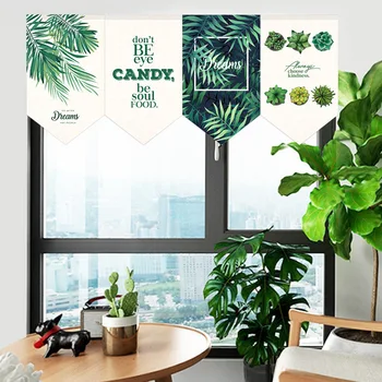 The Nordic Green Plant Triangular Curtain Bedroom Room Door Decorative Samll Curtain Kitchen Partition Curtain
The Nordic Green Plant Triangular Curtain Bedroom Room Door Decorative Samll Curtain Kitchen Partition Curtain