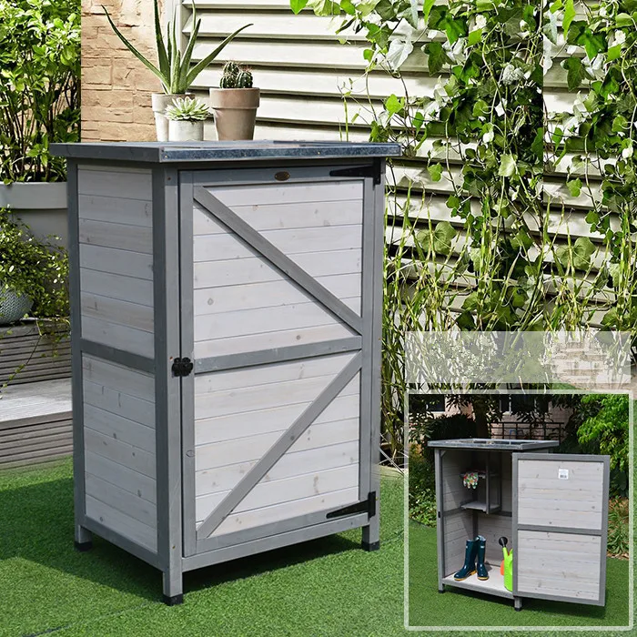 Outdoor Solid Wood Garden Storage Cabinet for Rain Shoe Shovel Rain-proof and Antiseptic Reception Toolbox Cabinet
Outdoor Solid Wood Garden Storage Cabinet for Rain Shoe Shovel Rain-proof and Antiseptic Reception Toolbox Cabinet