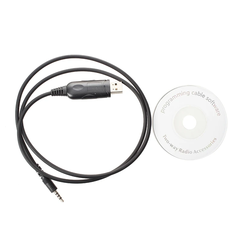 USB-кабель для программирования + CD-диск с драйвером фотографий черного цвета |