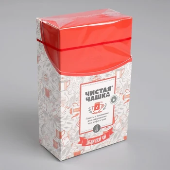 Filter bags for brewing tea, with ties, "For a Cup", 50 pcs., 7 x 9 cm 4274224
Filter bags for brewing tea, with ties, "For a Cup", 50 pcs., 7 x 9 cm 4274224