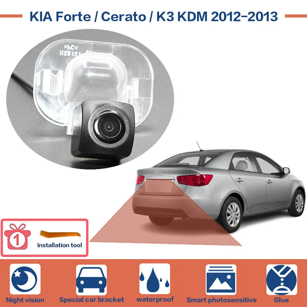 Автомобильная камера заднего вида для парковки водонепроницаемая KIA Forte / Cerato K3 KDM