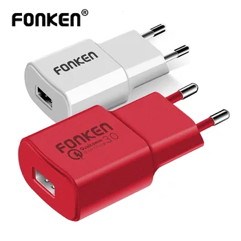 18W Quick Charger Fast Charge QC3.0 2.0 Charging for Mobile Phone Tablet USB Chargers Universal Portable Wall Adapter
18W Quick Charger Fast Charge QC3.0 2.0 Charging for Mobile Phone Tablet USB Chargers Universal Portable Wall Adapter