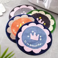 Cartoon Flower Flocking Carpet Round Rug Carpets Living Room Area Carpet For Home Bedroom Decorative bathroom Door Mat Yoga Mat
Cartoon Flower Flocking Carpet Round Rug Carpets Living Room Area Carpet For Home Bedroom Decorative bathroom Door Mat Yoga Mat