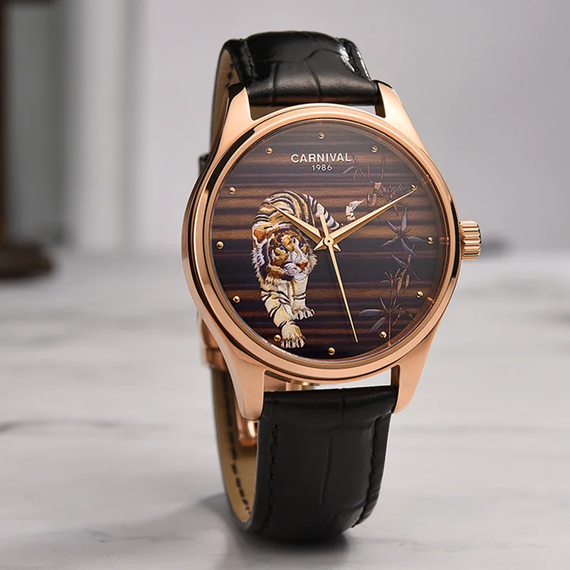 Automatic NH36 Carnival Switzerland Mechanical watch for men waterproof leather Top Brand Luxury Men Watches Sapphire relogio
Automatic NH36 Carnival Switzerland Mechanical watch for men waterproof leather Top Brand Luxury Men Watches Sapphire relogio