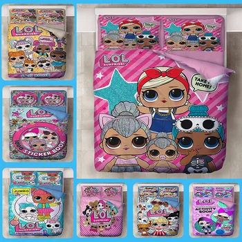 Bedding 3Pcs Set Children Fitted Sheet Cartoon Doll Kids Print Flat Sheet Bed Quilt Cover with Pillowcase Bedclothes Set
Bedding 3Pcs Set Children Fitted Sheet Cartoon Doll Kids Print Flat Sheet Bed Quilt Cover with Pillowcase Bedclothes Set