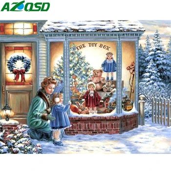 AZQSD 5D Full Square Diamond Painting Winter Landscape Picture Rhinestones Snow Diamond Mosaic DIY Needlework Decoration
AZQSD 5D Full Square Diamond Painting Winter Landscape Picture Rhinestones Snow Diamond Mosaic DIY Needlework Decoration
