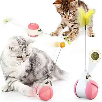 Mewoofun Interactive Pet Dog Cat Toy Tumbler With Catnip Teasing Wand Ball Rotating Wheels For Cats Dogs Entertainment Toys
Mewoofun Interactive Pet Dog Cat Toy Tumbler With Catnip Teasing Wand Ball Rotating Wheels For Cats Dogs Entertainment Toys