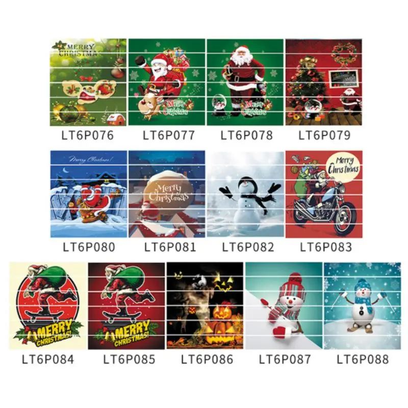 6pcs/set 3D Christmas Series Staircase Stair Riser Floor Sticker Self Adhesive DIY Stairway Waterproof PVC Wall Decal 831F
6pcs/set 3D Christmas Series Staircase Stair Riser Floor Sticker Self Adhesive DIY Stairway Waterproof PVC Wall Decal 831F
