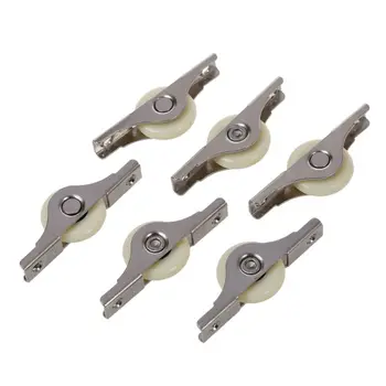 6PCS White Doors Window Single Nylon Sliding Roller Pulley Wheel 62mm Length
6PCS White Doors Window Single Nylon Sliding Roller Pulley Wheel 62mm Length