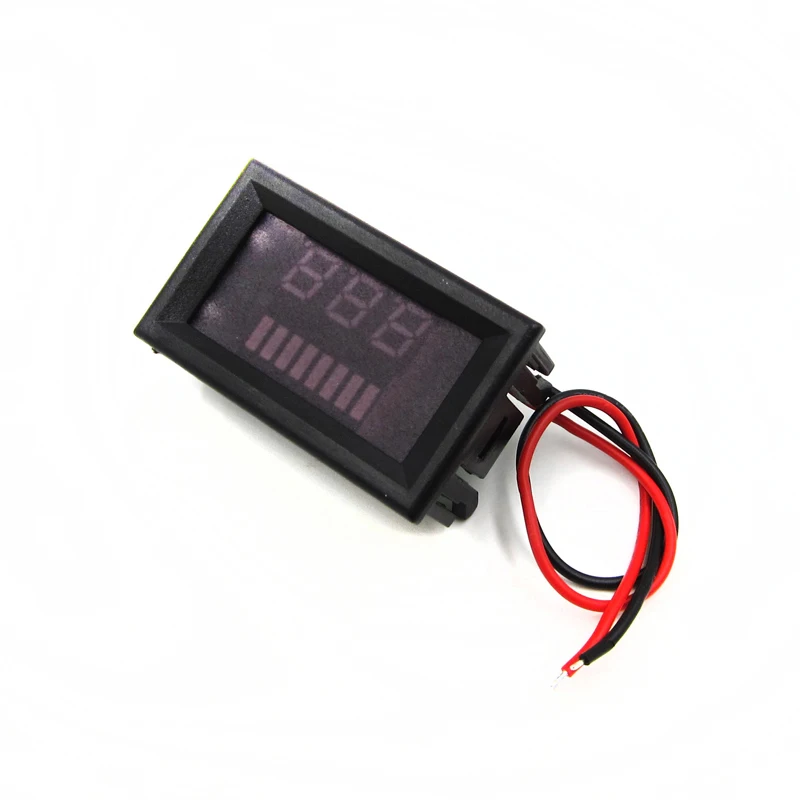 12V Lead-Acid Battery Power Capacity LED Indicator Digital Voltmeter Tester Voltage Meters Electrical Instruments
12V Lead-Acid Battery Power Capacity LED Indicator Digital Voltmeter Tester Voltage Meters Electrical Instruments
