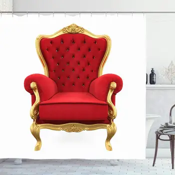 Shower Curtain Set with Hooks 66x72 Inches Modern Authority Majestic Throne Power Sofa Chair Red Rendering Stair Old Style Queen
Shower Curtain Set with Hooks 66x72 Inches Modern Authority Majestic Throne Power Sofa Chair Red Rendering Stair Old Style Queen