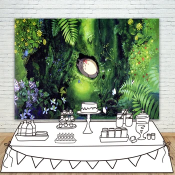 Cute My Neighbor Totoro Theme Birthday Party Backdrops Wonderland Forest Cartoon Photo Background For Baby Shower Decorations
Cute My Neighbor Totoro Theme Birthday Party Backdrops Wonderland Forest Cartoon Photo Background For Baby Shower Decorations