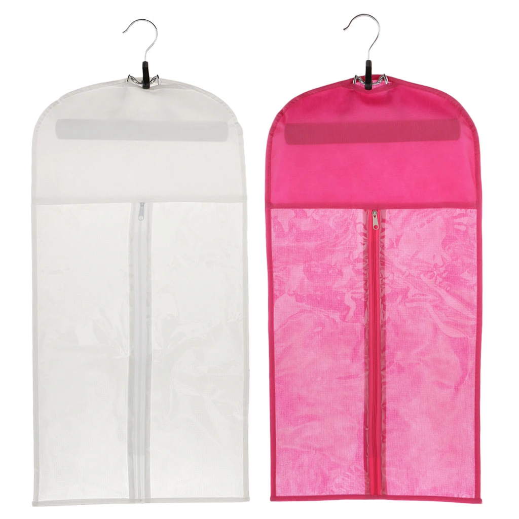 2 Pieces Dustproof Hair Extension Wig Storage Holder Bag Protector+Hanger 2 Pieces Dustproof Hair Extension Wig Storage Holder Bag Protector+Hanger