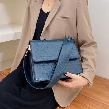 Trend women's bag designer luxury handbags fashion high quality PU leather bag crocodile pattern hasp shoulder messenger bag new
Trend women's bag designer luxury handbags fashion high quality PU leather bag crocodile pattern hasp shoulder messenger bag new