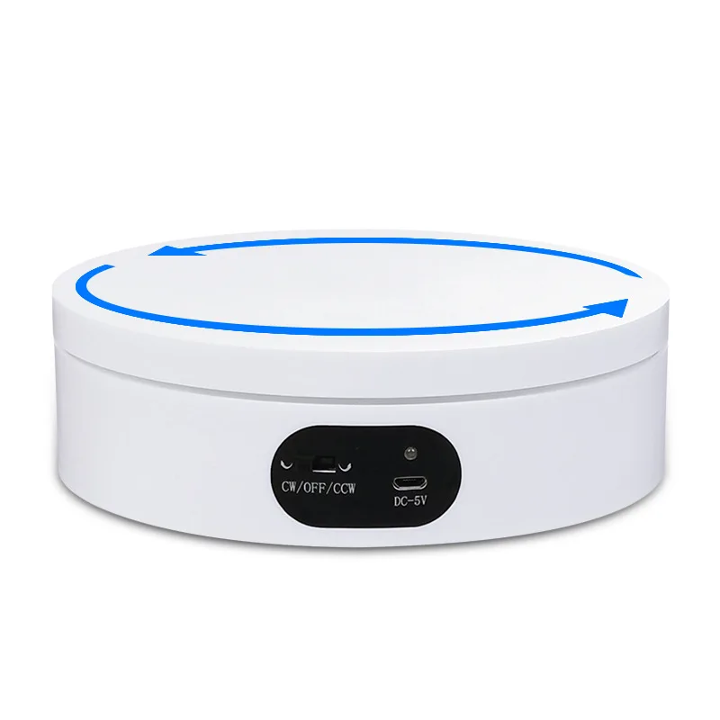 12cm USB Electric 360 Degree Photography Rotating Turntable Product Display Stand For Video Vlog Shooting Props Turntable
12cm USB Electric 360 Degree Photography Rotating Turntable Product Display Stand For Video Vlog Shooting Props Turntable