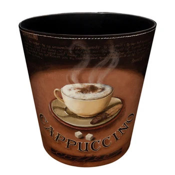 26 X 20 X 26cm 10L Retro Style Waterproof Leather Trash Bin Waste Container Garbage Can Office Paper Basket - Coffee Pattern
26 X 20 X 26cm 10L Retro Style Waterproof Leather Trash Bin Waste Container Garbage Can Office Paper Basket - Coffee Pattern