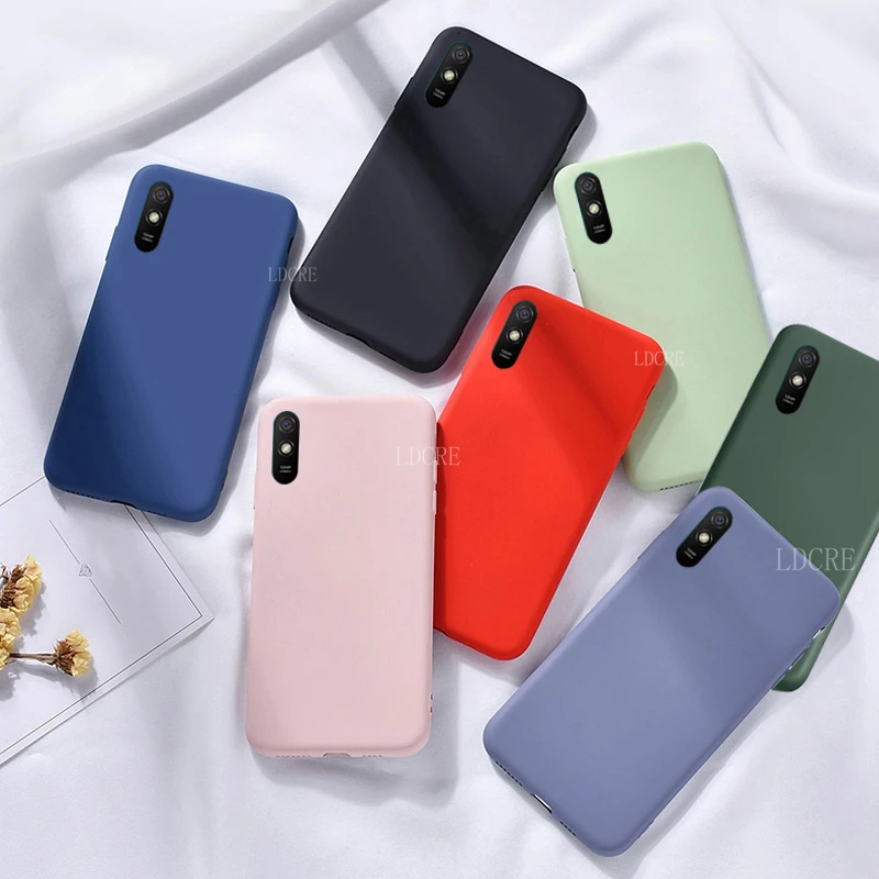 Для крышки Xiaomi Redmi 9A чехол для 9 A C Capas бампер мягкий Mi 10T Pro Lite Note 8 T S 9S Fundas|Бамперы| |