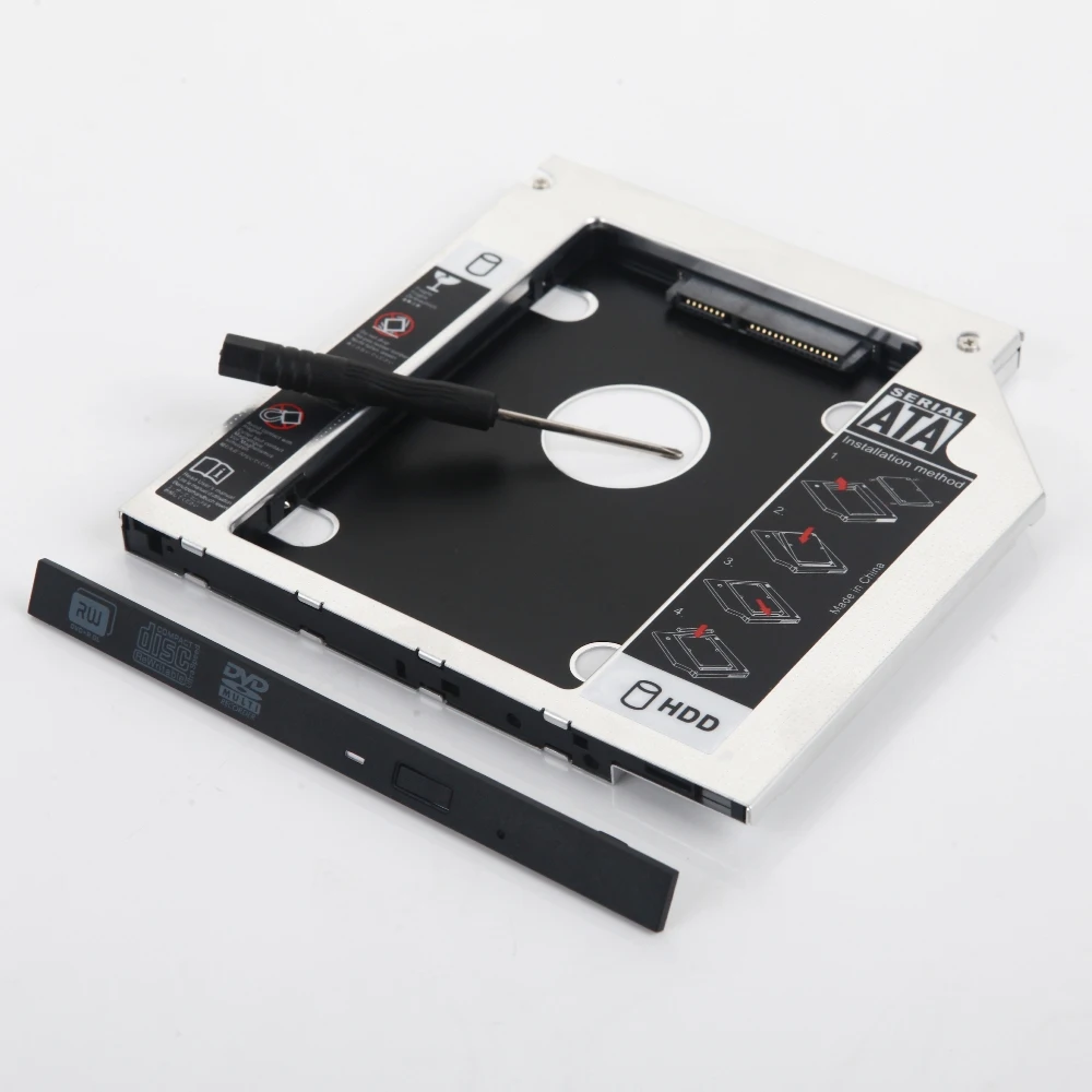 9 5 мм 2nd HDD SSD жесткий диск Оптический отсек Caddy Рамка адаптер для Toshiba Portege R830 S8320 R935