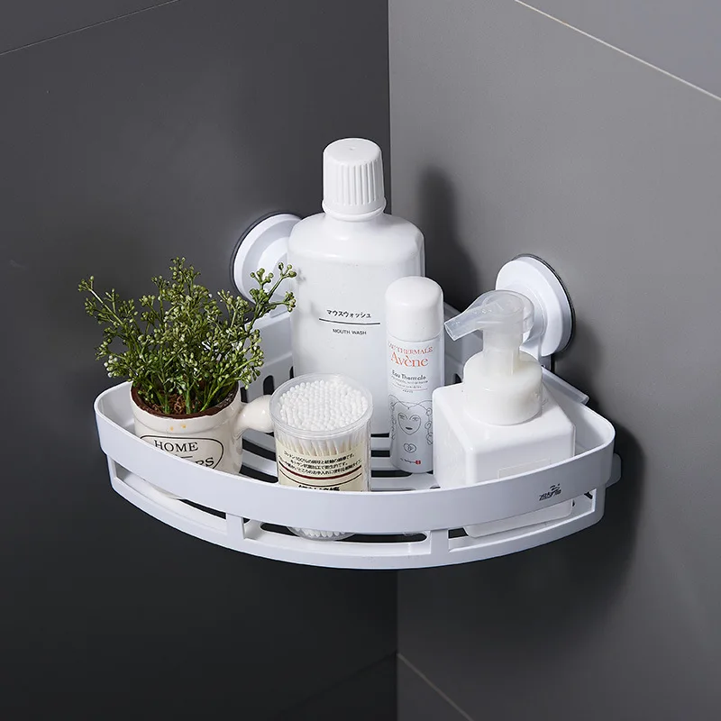 

Space Aluminum Bathroom Shelfs Shampoo Shower Finishing Rack Square Triangle Storage Wall Mounted Punching Wall Hanging Products