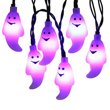LED Halloween Decorative Light String 3m 20led Battery Powered Purple Bat Ghost Spider String Lights Cute Halloween Decoration
LED Halloween Decorative Light String 3m 20led Battery Powered Purple Bat Ghost Spider String Lights Cute Halloween Decoration